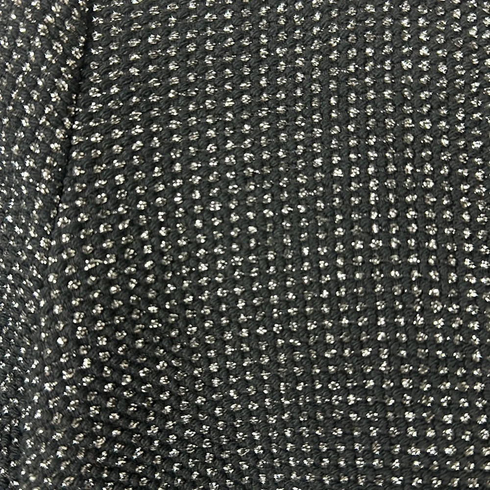 Veronica Beard Black & Silver Ruched Metallic Ira Dress 2 - Picture 7 of 16